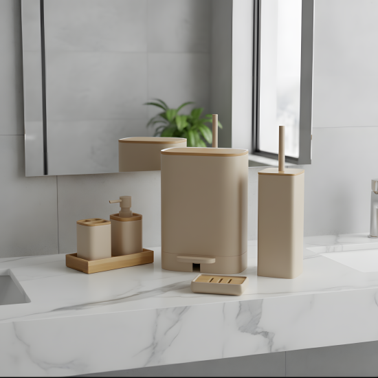 Bathroom Set - 6 Pcs